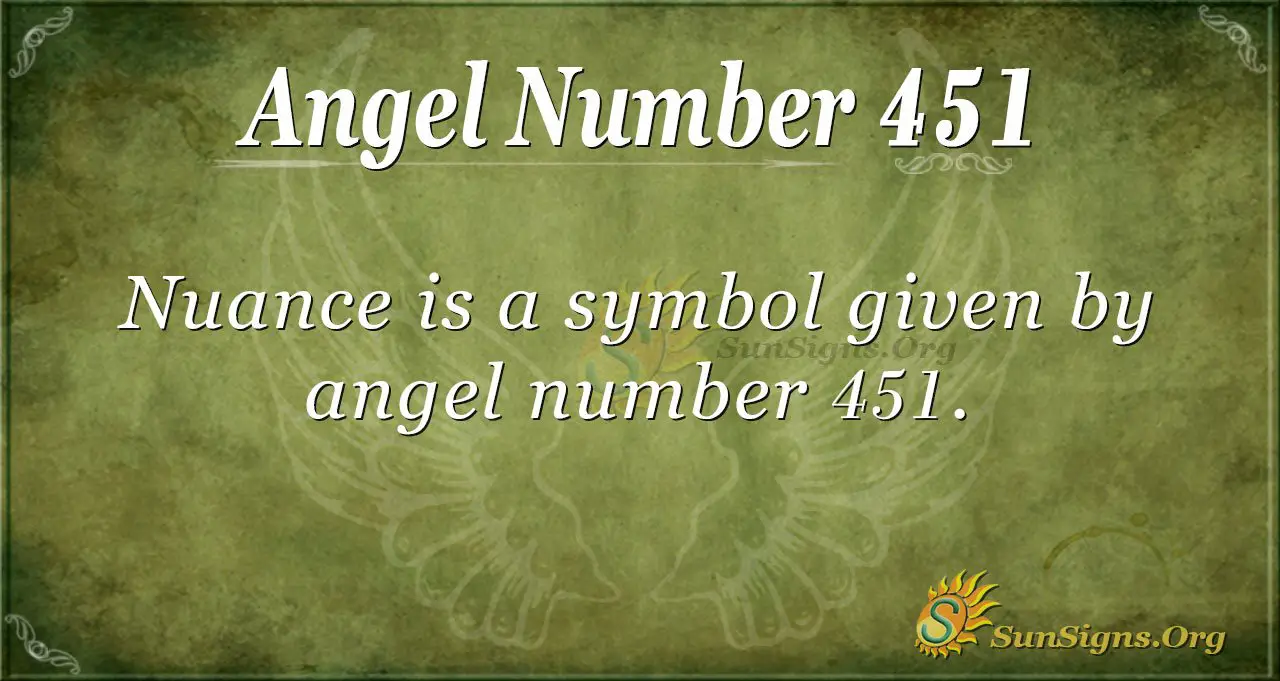 angel number 451