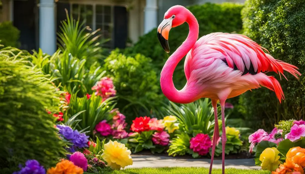 Pink Flamingo Yard Decoration as a Form of Expression