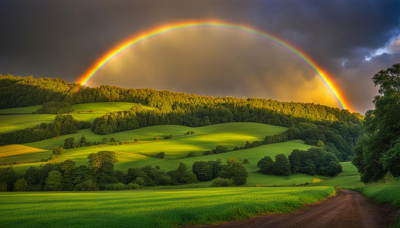 biblical meaning of rainbow around the sun