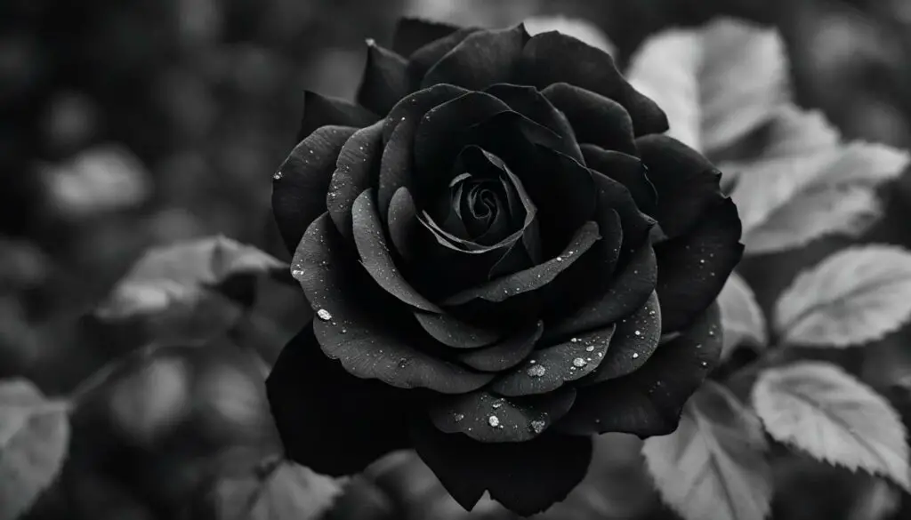 gothic black roses