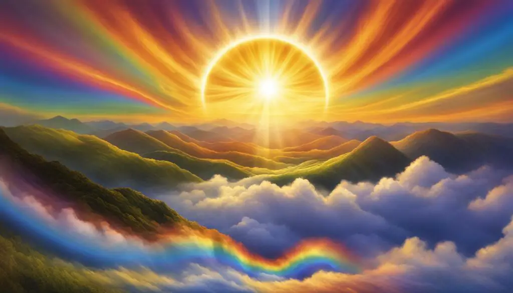 mystical meaning of a halo around the sun