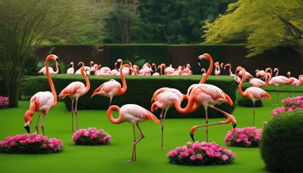 pink flamingos yard decor interpretation