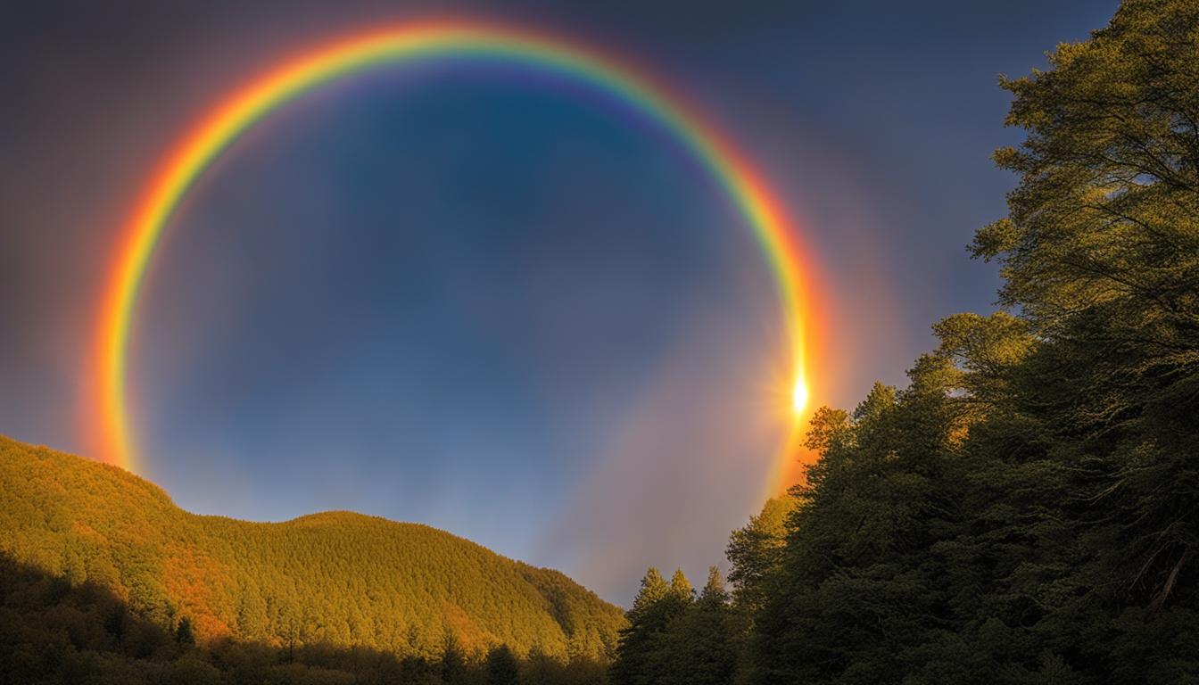 rainbow around the sun biblical meaning