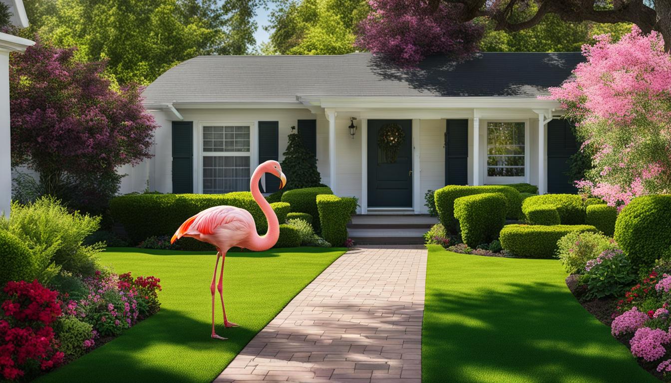 what does a pink flamingo mean in your yard